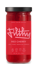 Filthy Red Cherry Maraschino Cherries 8oz
