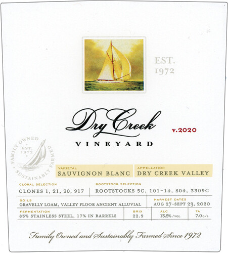 Dry Creek Sauvignon Blanc 2022