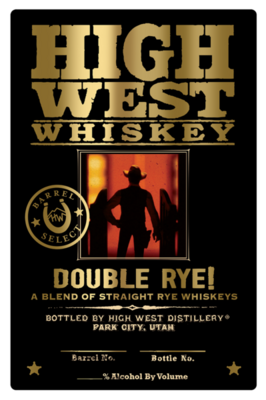 High West Double Rye "Red Red Rye" Barrel Select 98.8 Proof Whiskey (Finished in Grenache wine barrels)