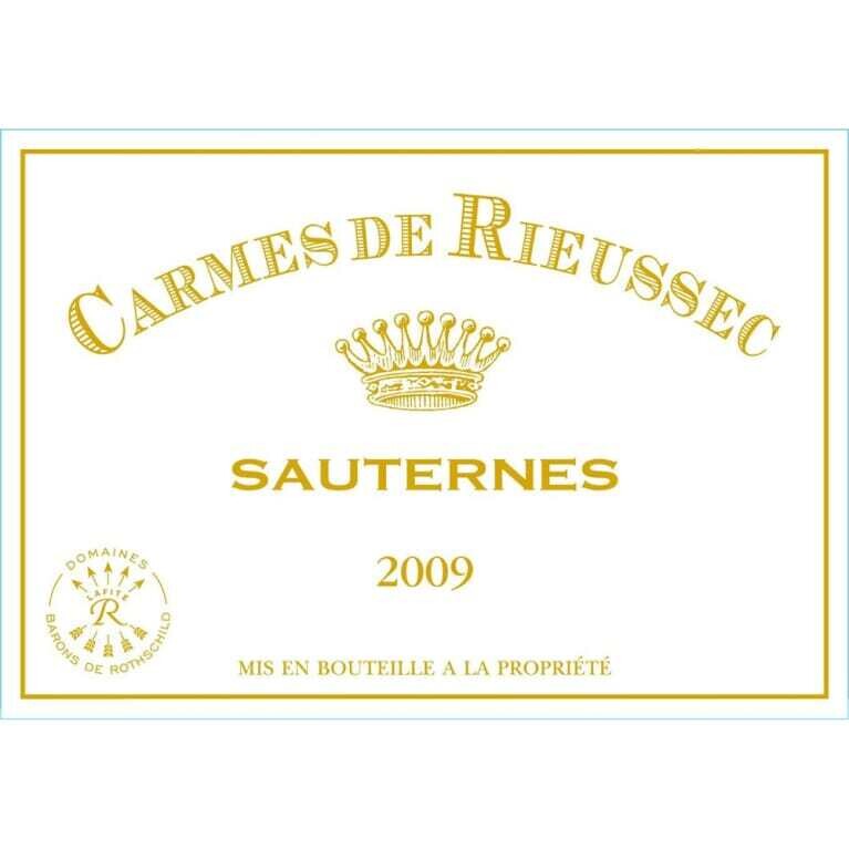 Carmes de Rieussec Sauternes 2009