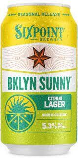 Six Point Brewery Bklyn Sunny Citrus Lager 6-pack