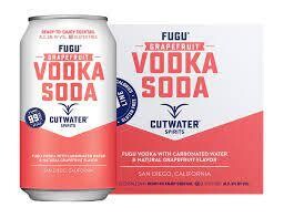 Cutwater Grapefruit Vodka Soda 4-pack cans