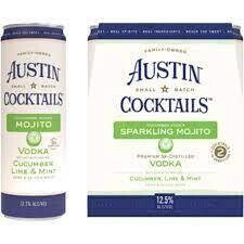 Austin Cocktails Sparkling Mojito 250ml cans- 4 pack