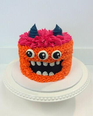 Three Eye Monster Cake