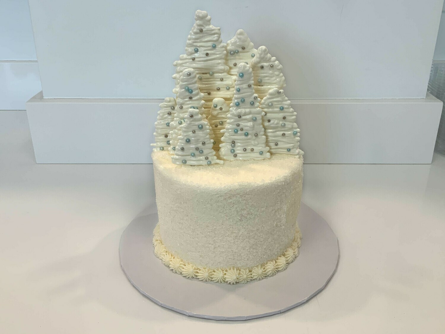 White Winter Forest Cake
