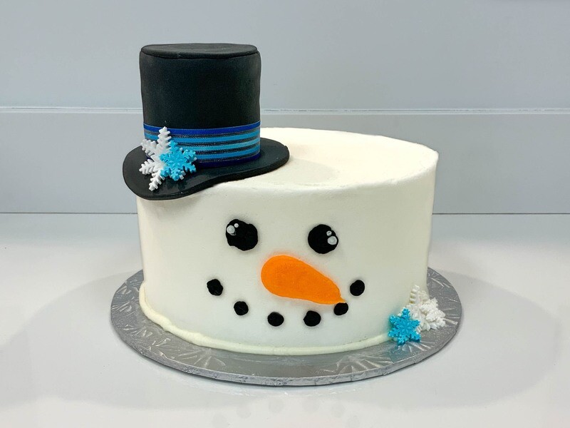 Festive Snowman Cake