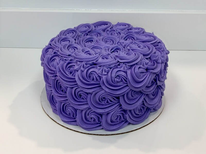 Rosette Decorated Cake
