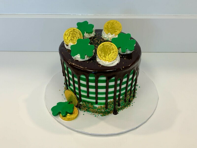 Shamrock Drip Cake