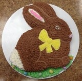 Chocolate Easter Bunny Cake