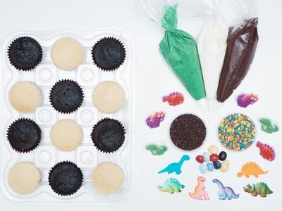 Dinosaur DIY Cupcake Decorating Kit