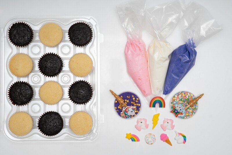 Unicorn Theme DIY Cupcake Decorating Kit