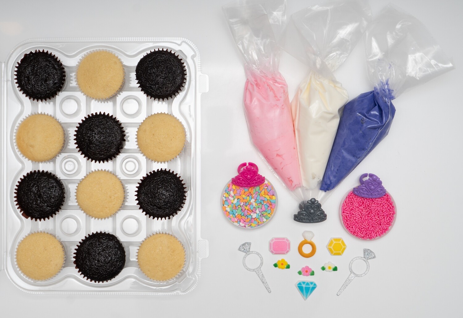 Princess Theme DIY Cupcake Decorating Kit