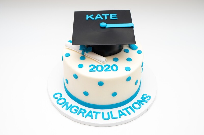 Graduation Dot Cake