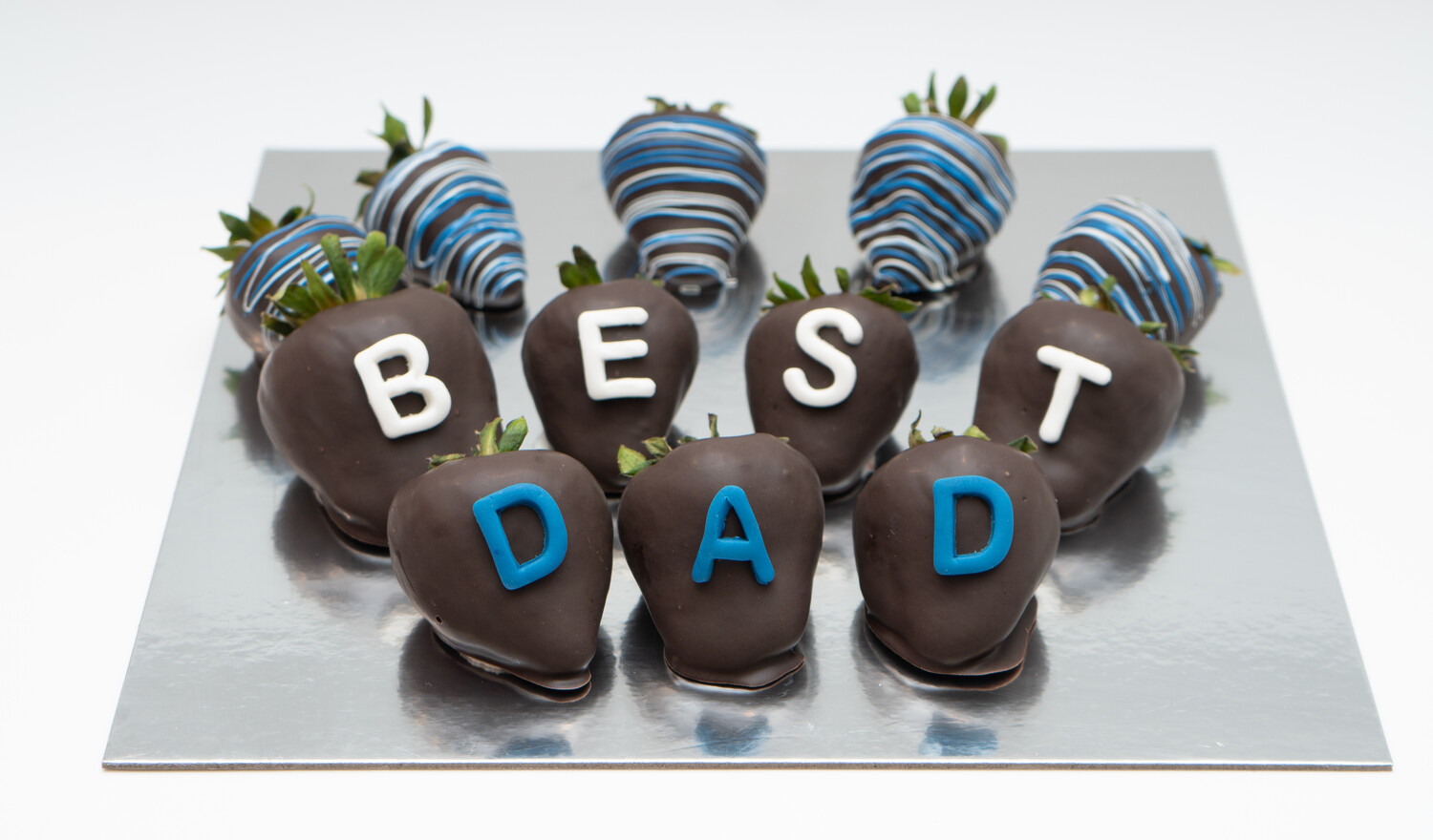BEST DAD Chocolate Covered Strawberries
