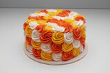 Autumn Rosettes Cake