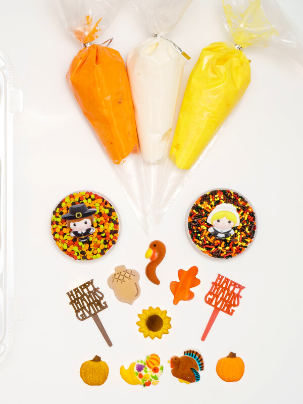 Thanksgiving DIY Cupcake Decorating Kit
