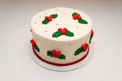 Holly Berries Cake