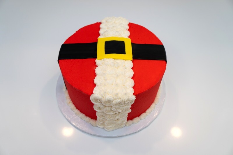 Santa Belt Cake