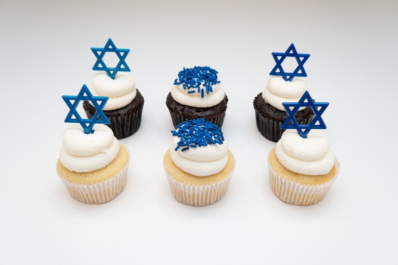 Star of David Cupcakes