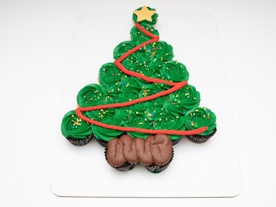 Christmas Tree Pull-a-Part Cake