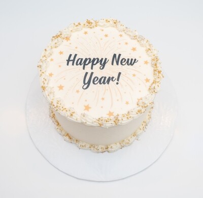 Happy New Year Image Cake