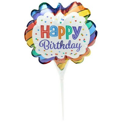 Happy Birthday Balloon Cake Topper