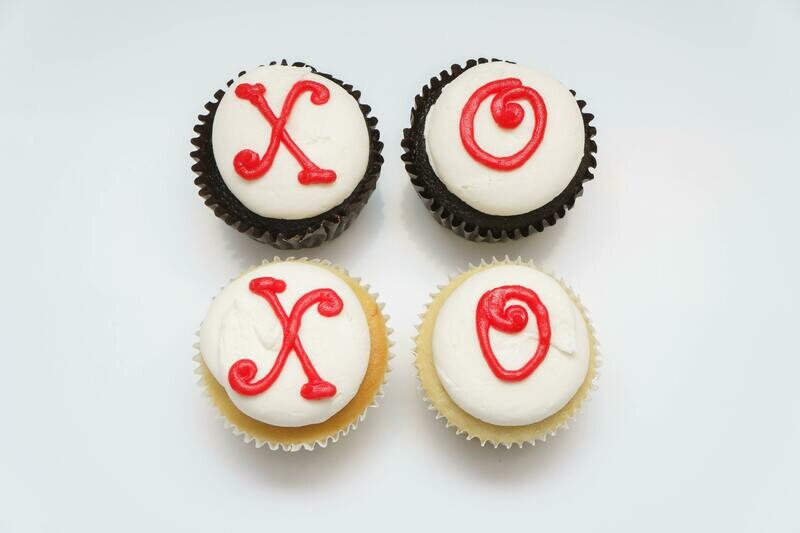 Xoxo 4 Pack Cupcakes