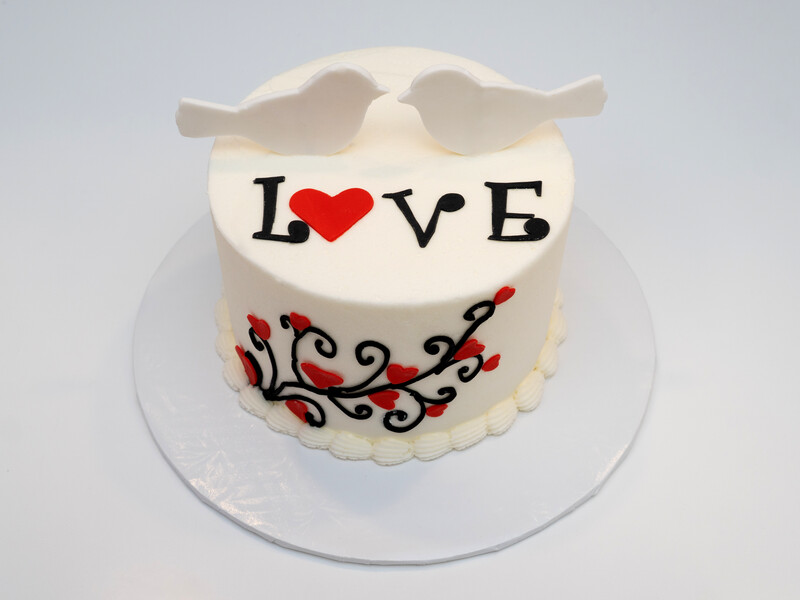 Love Birds Cake