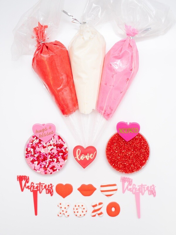 Valentine's Day DIY Cupcake Decorating Kit