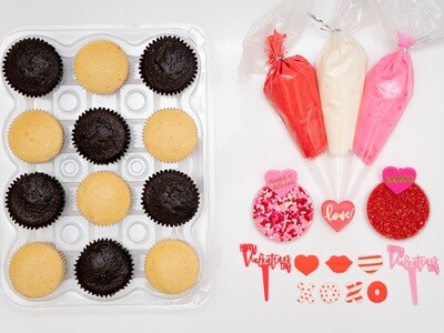 Valentine's Day DIY Cupcake Decorating Kit