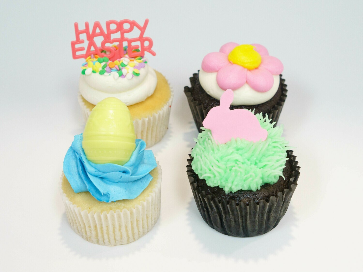 Easter 4 Pack of Cupcakes