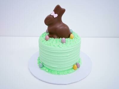 Chocolate Bunny Grass Cake