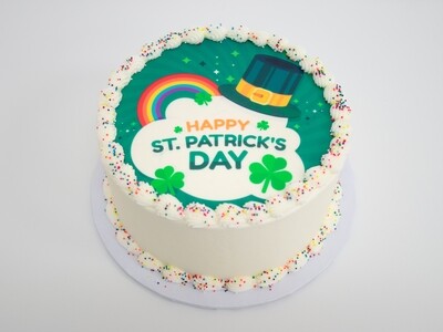 Happy St. Patrick's Day Image Cake