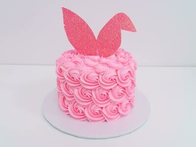 Easter Bunny Ears Rosette Cake