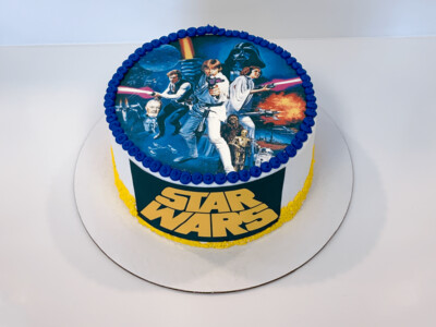 Star Wars Double Image Cake