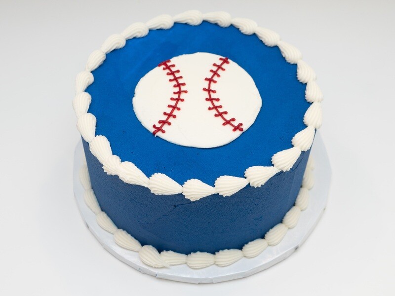 Buttercream Baseball Cake