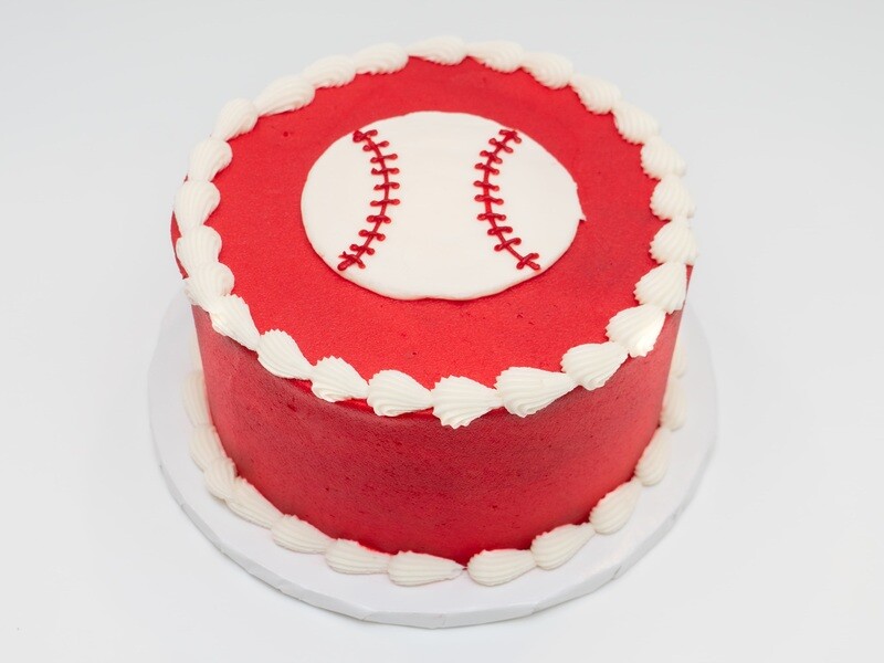Buttercream Baseball Cake