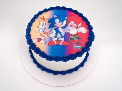 Sonic and Friends Image Cake