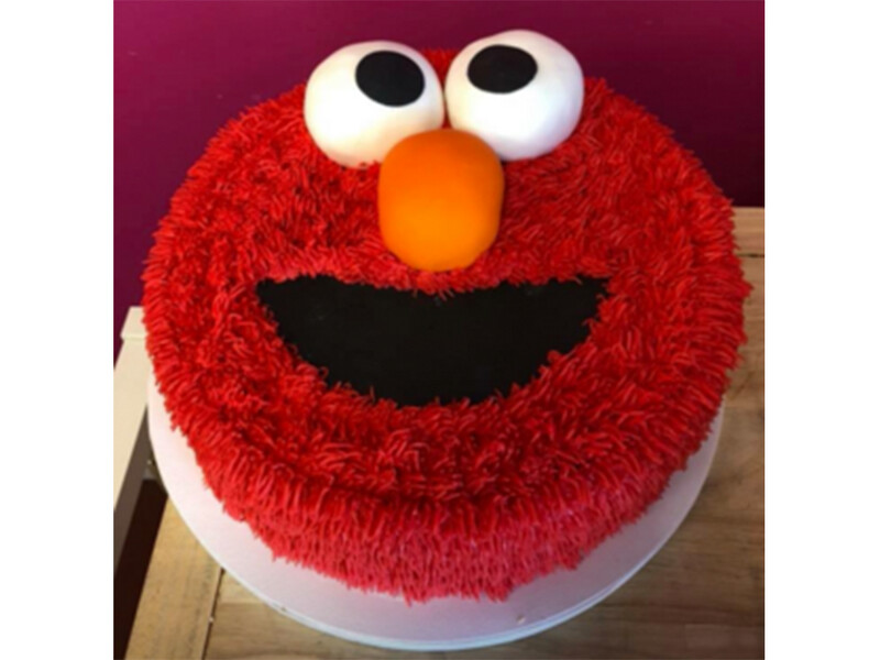 Elmo Face Cake