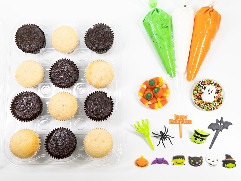 Halloween DIY Cupcake Decorating Kit