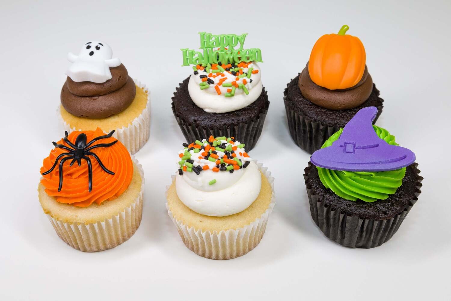 Halloween 6 Pack Cupcakes