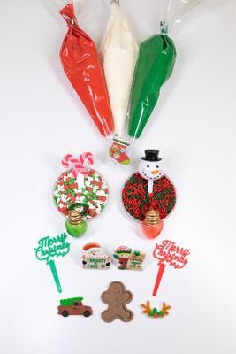 Christmas DIY Cupcake Decorating Kit