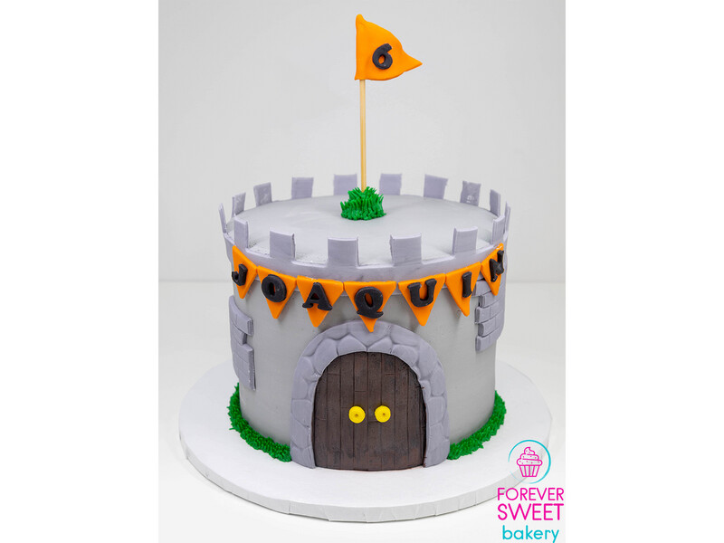 Medieval Castle Triple Layer Cake