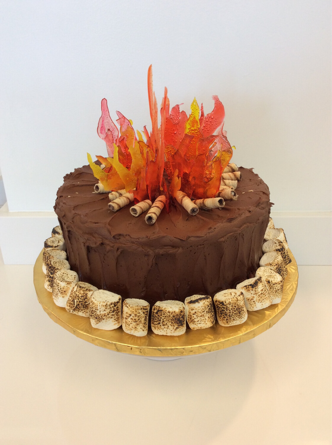 Campfire S’mores Cake
