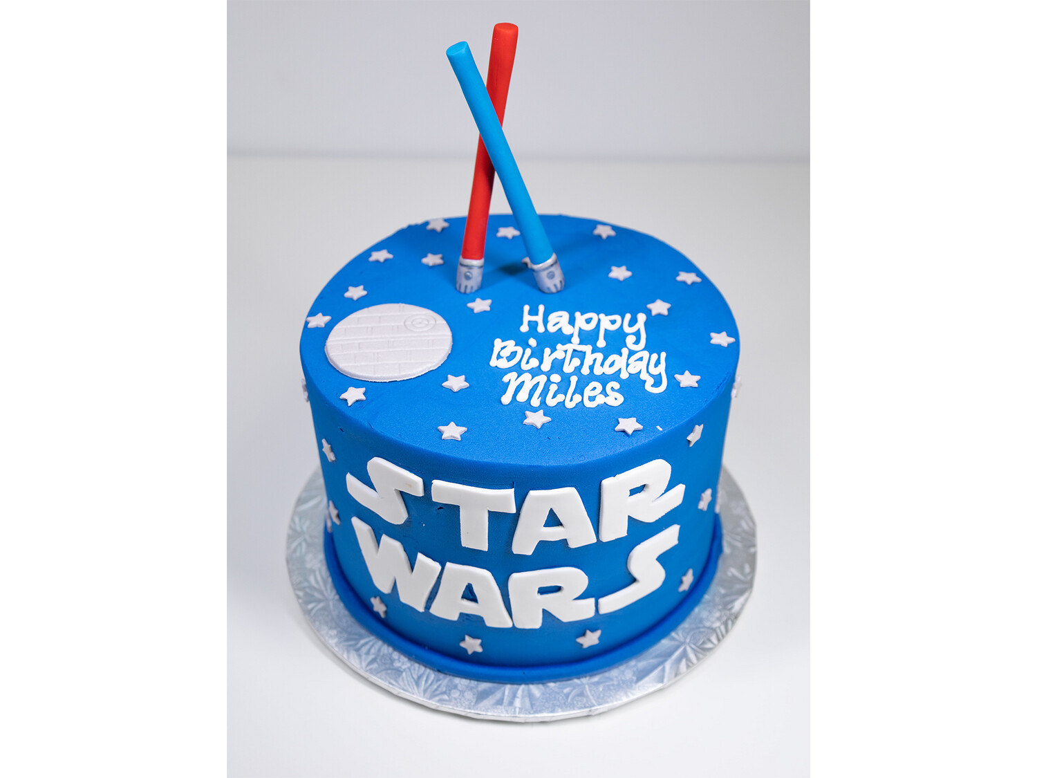 Star Wars Light Sabers Cake