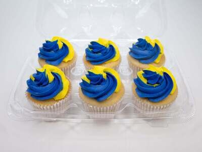 Ukraine Cupcakes