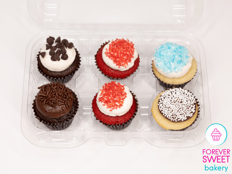 6 Pack Mini Cupcake Assortment