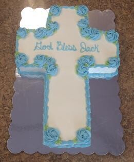 Cross Shaped Cake
