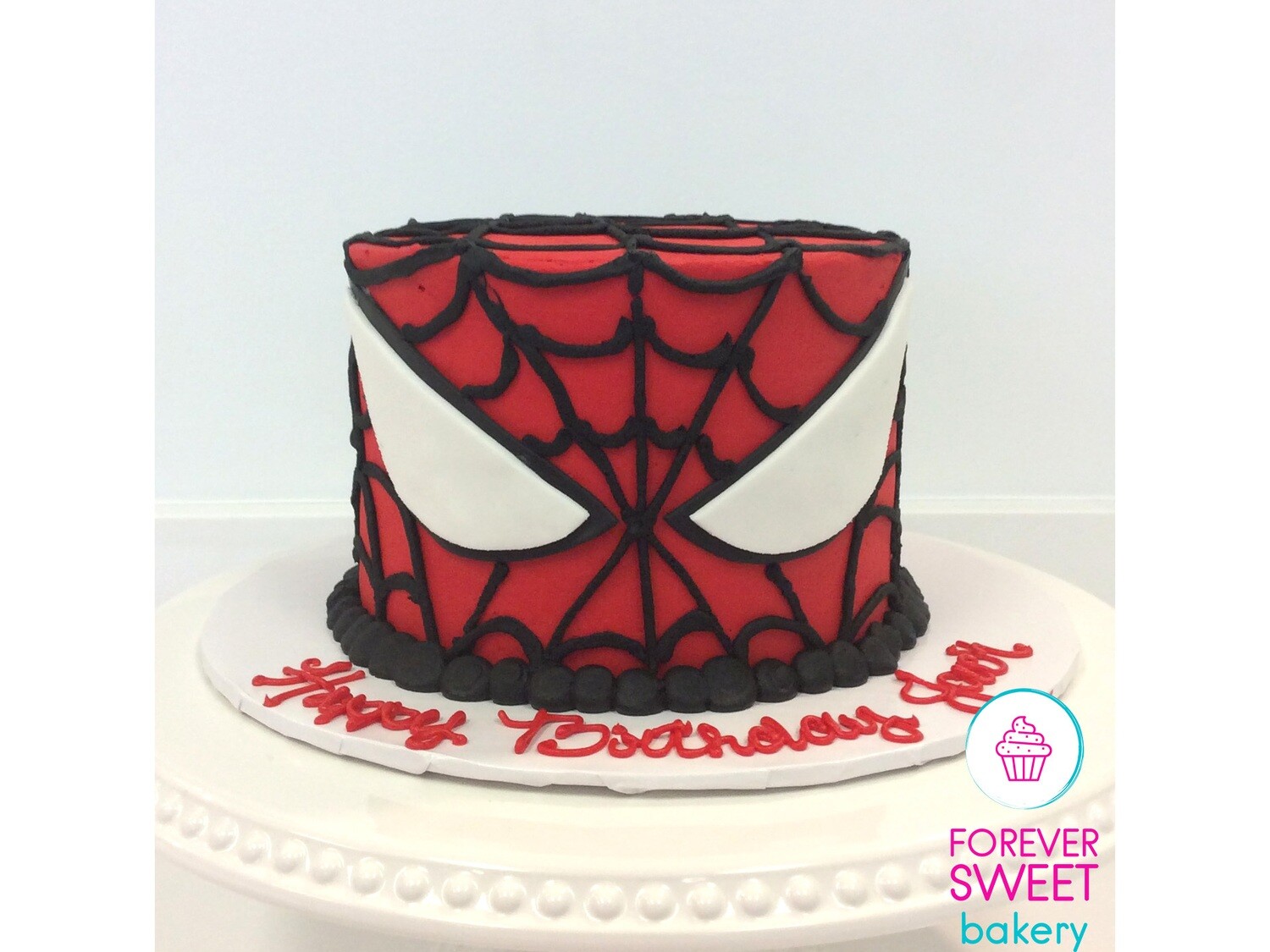 Spiderman Web Cake