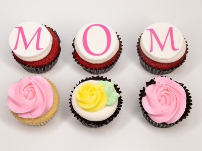 Mother's Day 6 Pack Cupcakes